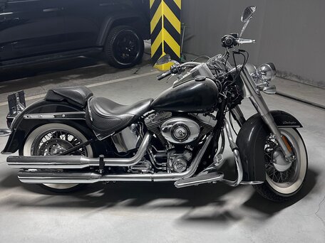 2015 Harley-Davidson Softail Deluxe, чёрный, 1250000 рублей, вид 3