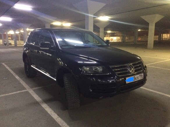 2006 Volkswagen Touareg I, чёрный - вид 12