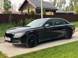 2014 BMW 7 серии Long 740Li xDrive V (F01/F02/F04) Рестайлинг, чёрный, 1750000 рублей, вид 1