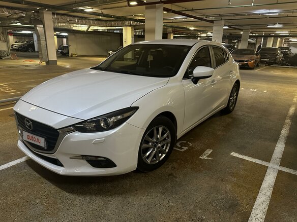 2018 Mazda 3 III (BM) Рестайлинг, белый