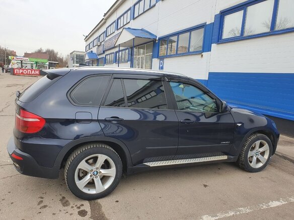 2009 BMW X5 30d II (E70), синий, 1800000 рублей - вид 6