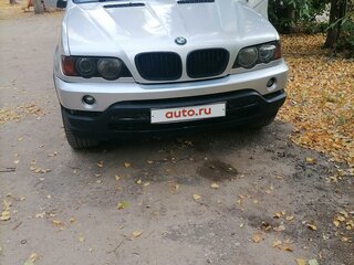 2001 BMW X5 4.4i I (E53), серебристый, 950000 рублей, вид 2