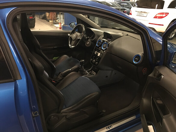 2008 Opel Corsa OPC D, голубой - вид 4