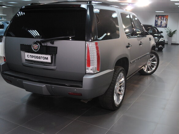 2012 Cadillac Escalade III, серый - вид 3