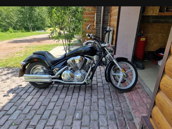 2010 Honda VT 1300CS Sabre, чёрный, 900000 рублей - вид 8