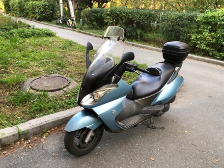 2004 Aprilia Atlantic 125/250, голубой, 150000 рублей, вид 1