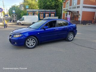 2008 Mazda 3 I (BK) Рестайлинг, синий, 650000 рублей, вид 1