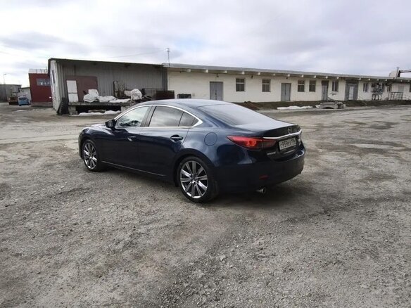 2017 Mazda 6 III (GJ) Рестайлинг, синий, 1880000 рублей - вид 8