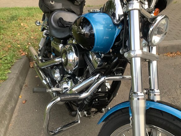 2011 Harley-Davidson Low Rider, синий, 820000 рублей - вид 5