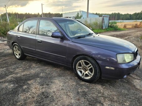 2002 Hyundai Elantra III (XD), фиолетовый, 119000 рублей, вид 3