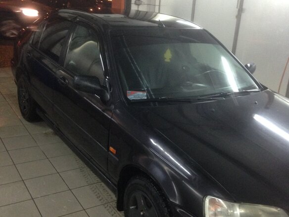 1999 Honda Civic VI, чёрный
