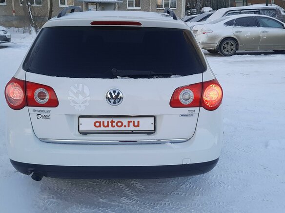 2009 Volkswagen Passat B6, белый, 750000 рублей - вид 7
