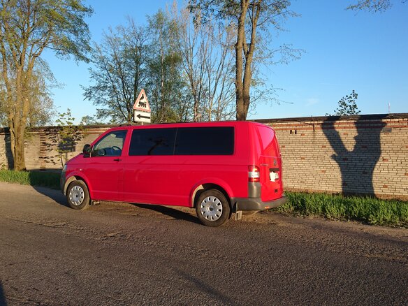 2010 Volkswagen Transporter T5 Рестайлинг, красный - вид 5