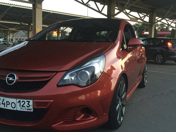 2012 Opel Corsa OPC NE D Рестайлинг II, оранжевый