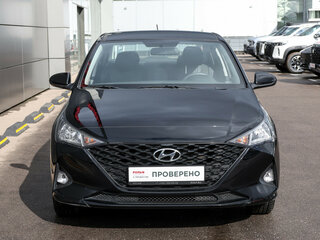 2020 Hyundai Solaris II Рестайлинг, чёрный, 1749000 рублей, вид 2