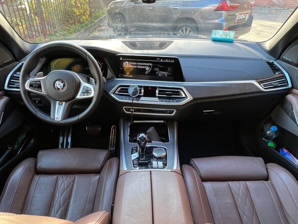 2020 BMW X5 30d IV (G05/G18), синий, 8500000 рублей - вид 12