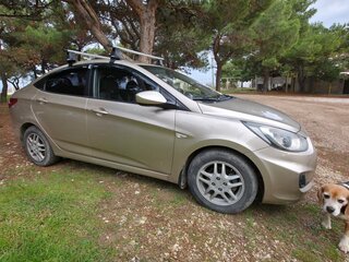 2013 Hyundai Solaris I, бежевый, 769000 рублей, вид 2