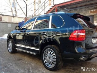 2009 Porsche Cayenne S I Рестайлинг (957), чёрный, 1500000 рублей, вид 3
