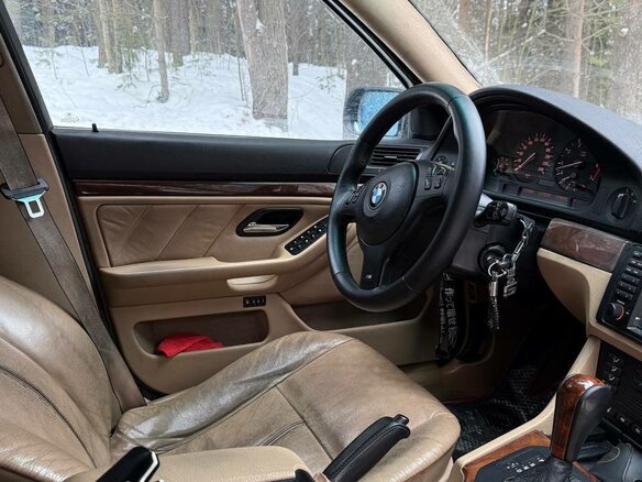 2002 BMW 5 серии 535i IV (E39) Рестайлинг, чёрный, 650000 рублей - вид 7