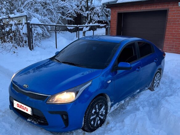 2019 Kia Rio IV, синий, 1450000 рублей - вид 13