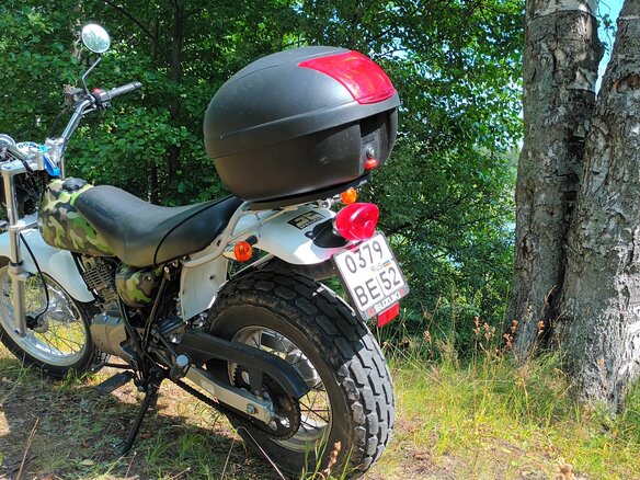 2002 Suzuki RV 200 VanVan, зелёный, 210000 рублей - вид 6