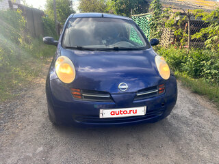 2003 Nissan Micra III (K12), синий, 260000 рублей, вид 3