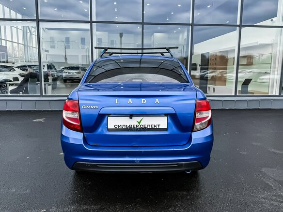 2018 Lada (ВАЗ) Granta I Рестайлинг, синий - вид 3