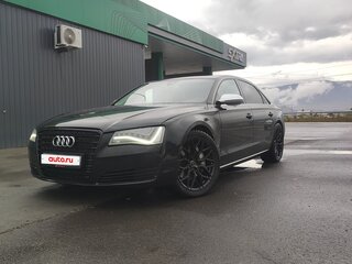 2011 Audi A8 Long III (D4), чёрный, 1800000 рублей, вид 3