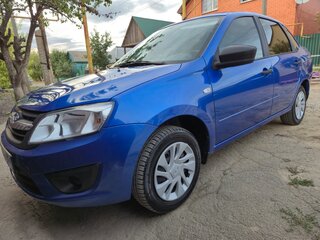2018 Lada (ВАЗ) Granta I, синий, 575000 рублей, вид 1