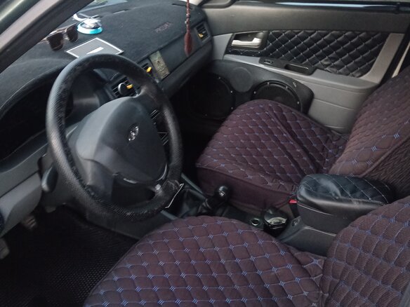 2010 Lada (ВАЗ) Priora I, зелёный, 350000 рублей - вид 12