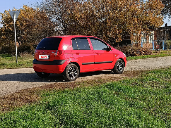 2008 Hyundai Getz I Рестайлинг, красный, 550000 рублей - вид 1