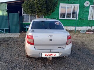 2013 Lada (ВАЗ) Granta I, серебристый, 330000 рублей, вид 3