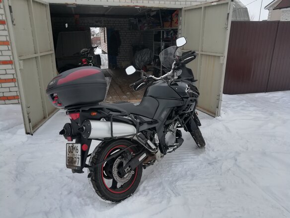 2008 Suzuki V-Strom 1000, чёрный - вид 6
