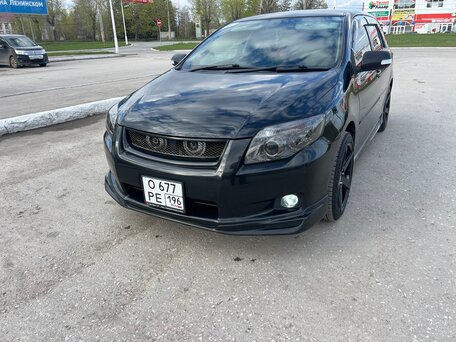 2008 Toyota Corolla Fielder X (E140, E150) Рестайлинг, чёрный, вид 3