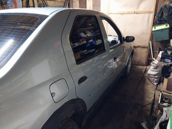 2007 Renault Logan I, серый, 210000 рублей - вид 5