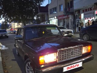 1998 Lada (ВАЗ) 2107, красный, 160000 рублей, вид 1