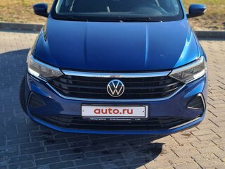 2021 Volkswagen Polo VI, синий, 1417911 рублей, вид 1