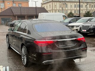 2026 Mercedes-Benz S-Класс 500 Long 4MATIC VII (W223), чёрный, 14290000 рублей, вид 4