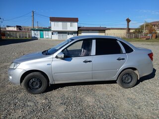 2015 Lada (ВАЗ) Granta I, серебристый, 570000 рублей, вид 3