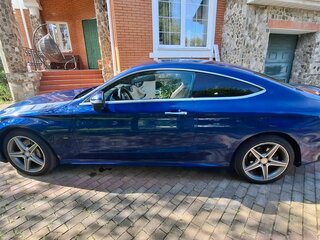 2020 Mercedes-Benz C-Класс 200 IV (W205) Рестайлинг, синий, 3680000 рублей, вид 4