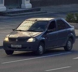 2007 Renault Logan I, серебристый, 220000 рублей, вид 1