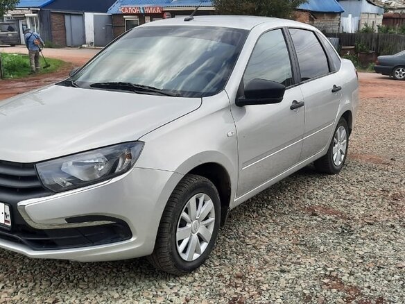 2020 Lada (ВАЗ) Granta I Рестайлинг, серый, 750000 рублей - вид 5
