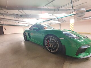 2021 Porsche Cayman GT4 II 718 (982), зелёный, 14000000 рублей, вид 2