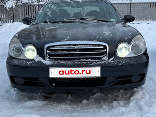 2008 Hyundai Sonata ТагАЗ IV (EF) Рестайлинг, чёрный, 750000 рублей, вид 2