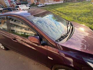2014 Hyundai Solaris I, фиолетовый, 795000 рублей, вид 3