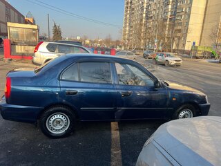 2008 Hyundai Accent ТагАЗ II, синий, 335000 рублей, вид 3