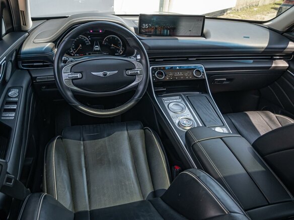 2021 Genesis GV80 I, зелёный - вид 6