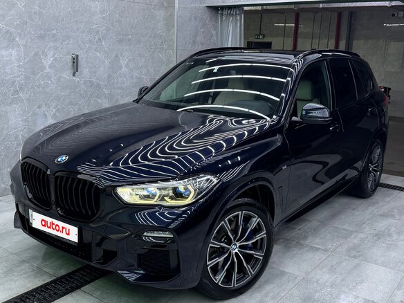 2019 BMW X5 30d IV (G05/G18), чёрный, 5800000 рублей