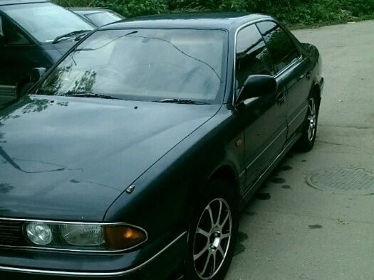 1991 Mitsubishi Diamante I, чёрный, 550000 рублей