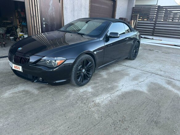 2004 BMW 6 серии 645i II (E63/E64), чёрный, 1970000 рублей